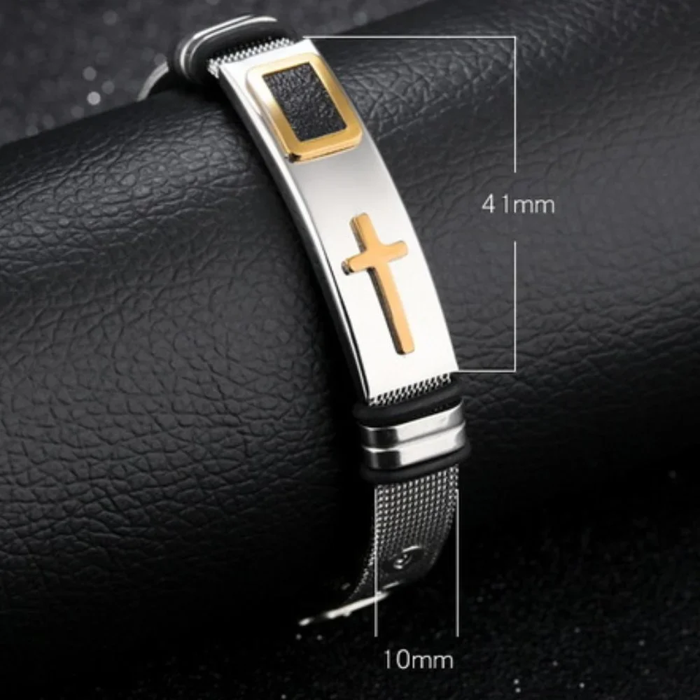 men cross bracelet - Picture 3 of 3